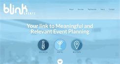 Desktop Screenshot of blinkevents.net
